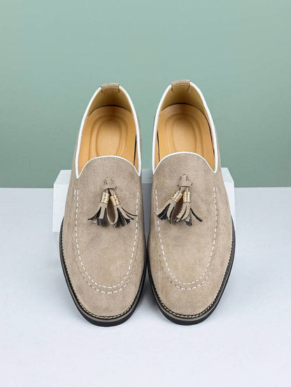 Arturo – Loafer Con Nappe Da Uomo Classico In Tinta Beige