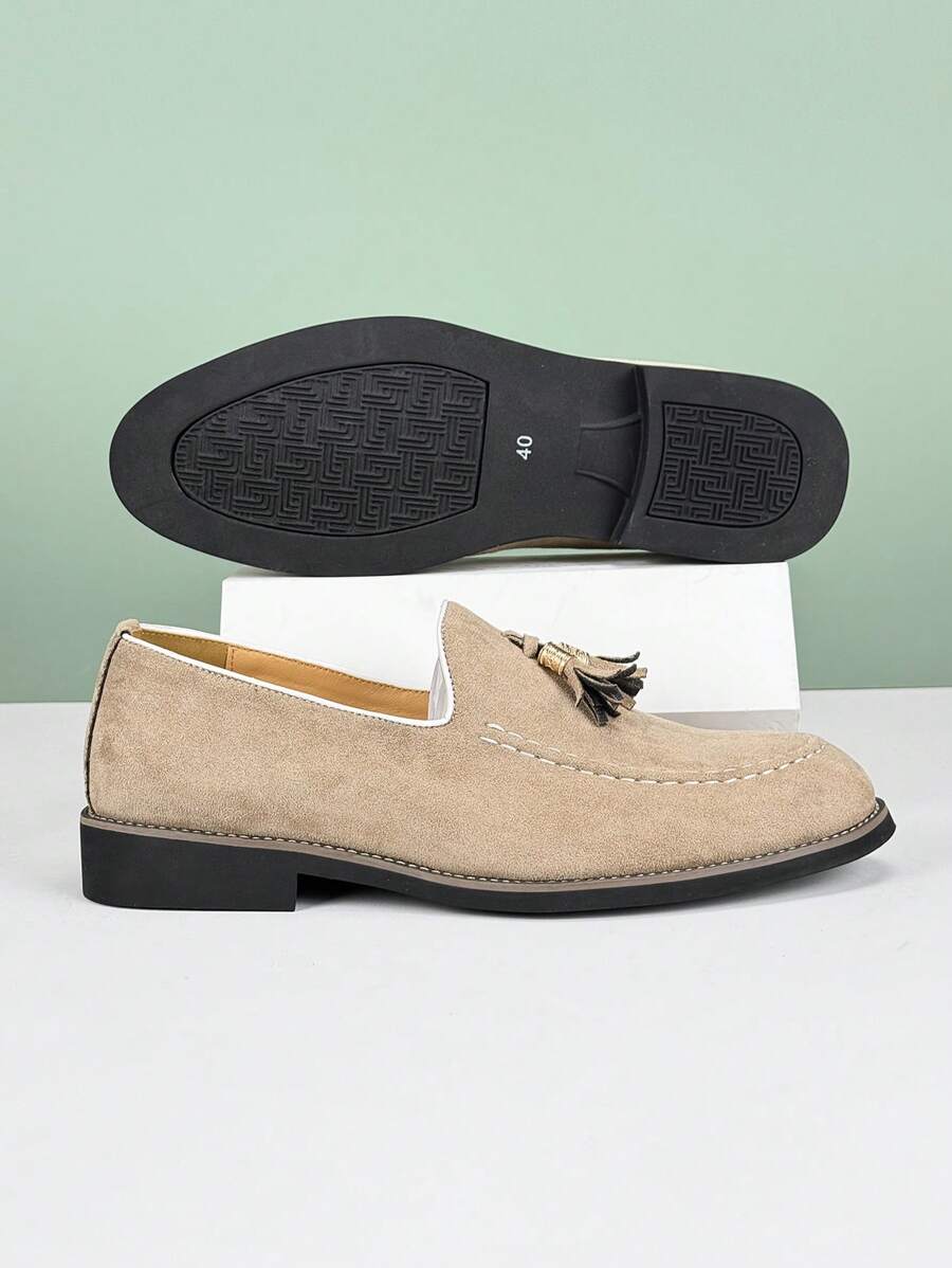 Arturo – Loafer Con Nappe Da Uomo Classico In Tinta Beige