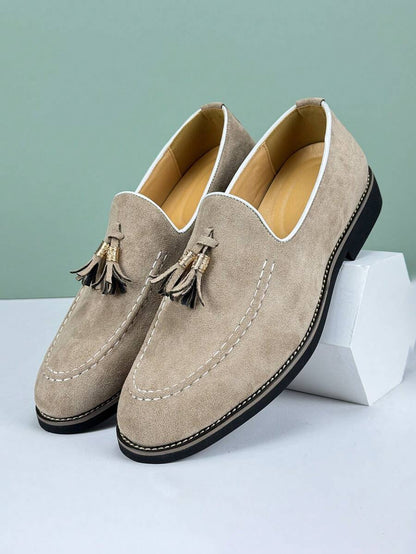 Arturo – Loafer Con Nappe Da Uomo Classico In Tinta Beige