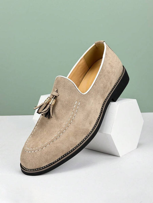 Arturo – Loafer Con Nappe Da Uomo Classico In Tinta Beige
