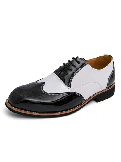 Armando – Scarpe Oxford Bicolore Da Uomo Con Stringhe Retro