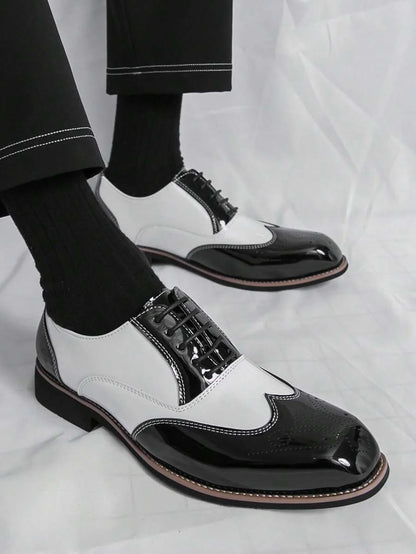 Armando – Scarpe Oxford Bicolore Da Uomo Con Stringhe Retro