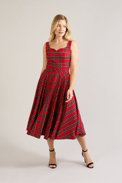 Sara - Abito Midi Donna Elegante Moderno