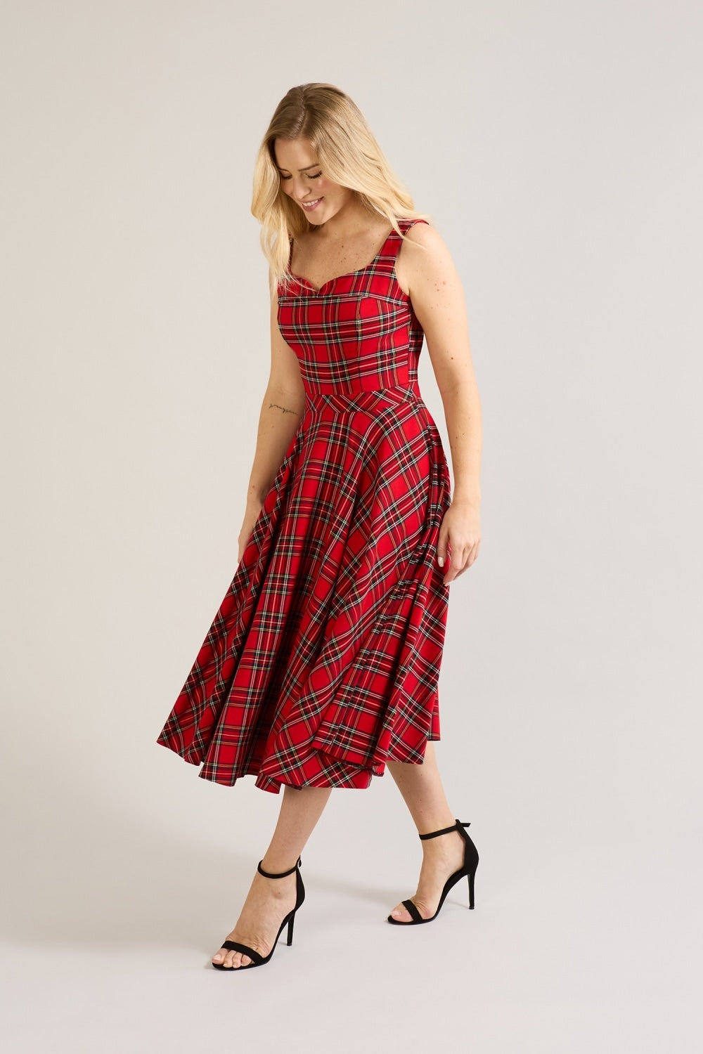 Sara - Abito Midi Donna Elegante Moderno