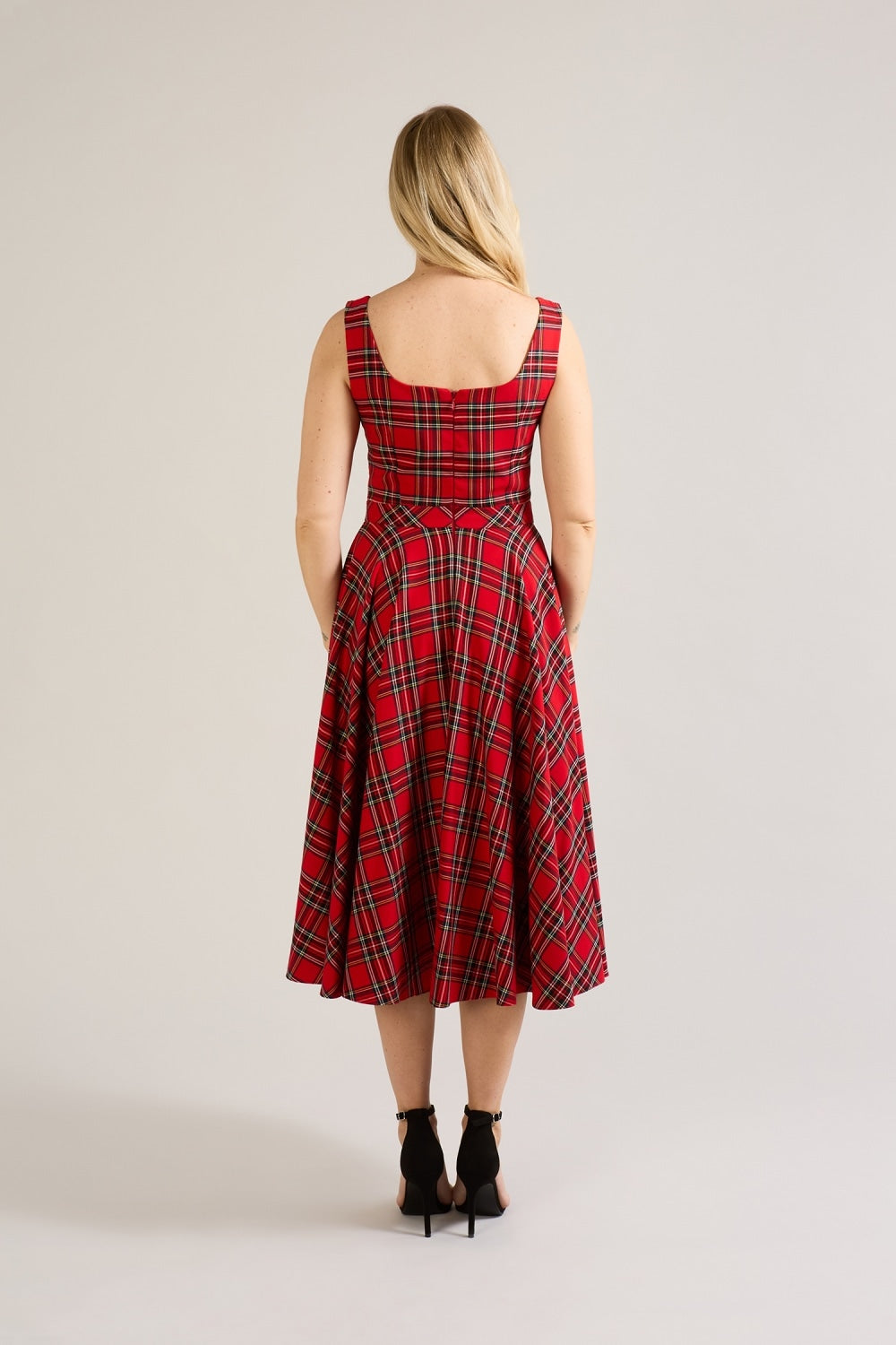 Sara - Abito Midi Donna Elegante Moderno