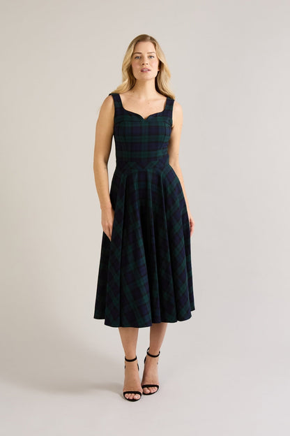 Sara - Abito Midi Donna Elegante Moderno