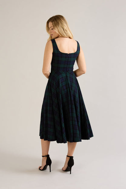 Sara - Abito Midi Donna Elegante Moderno