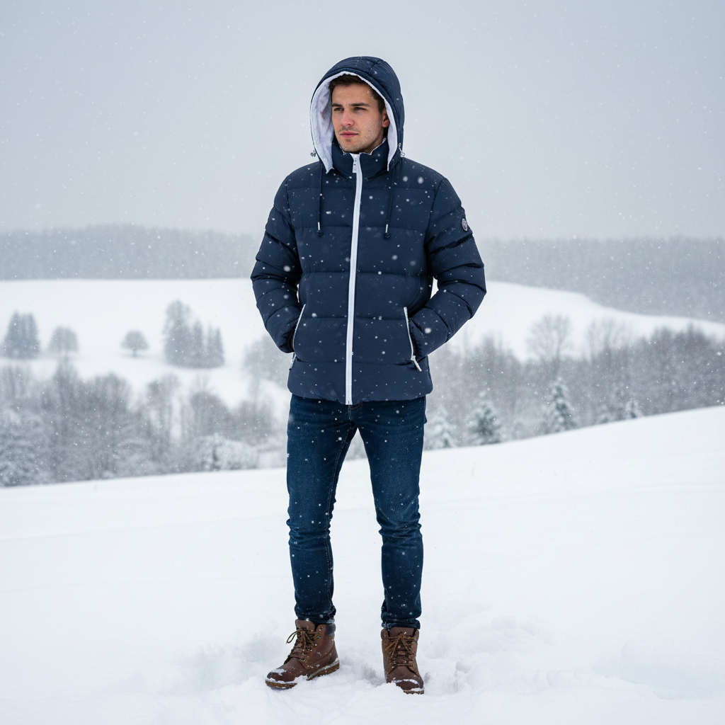 Humberto - Giubbotto Uomo Invernale Stile Moderno