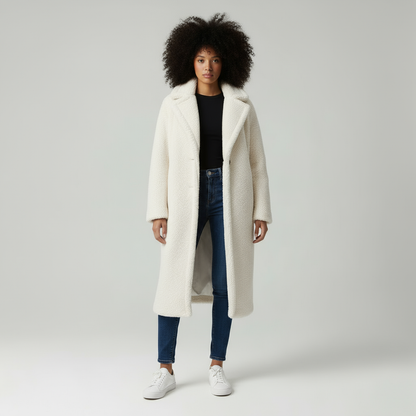 Holly - Cappotto Lungo Donna Elegante Morbido