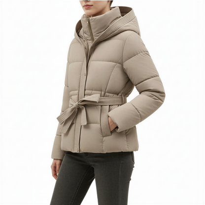 Isabella - Parka donna invernale chic con cintura