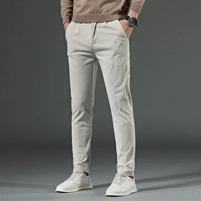 Carlo – Pantaloni Dal Taglio Dritto Classico Per Casual E Business