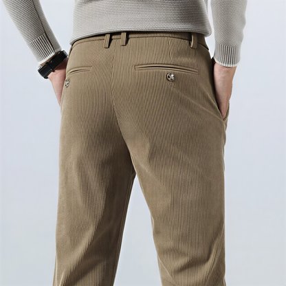Carlo – Pantaloni Dal Taglio Dritto Classico Per Casual E Business