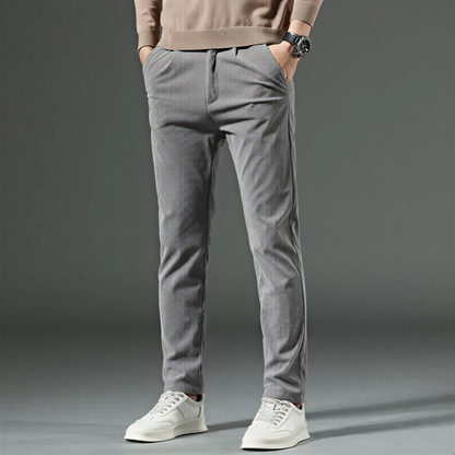 Carlo – Pantaloni Dal Taglio Dritto Classico Per Casual E Business