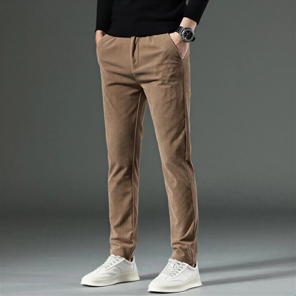 Carlo – Pantaloni Dal Taglio Dritto Classico Per Casual E Business