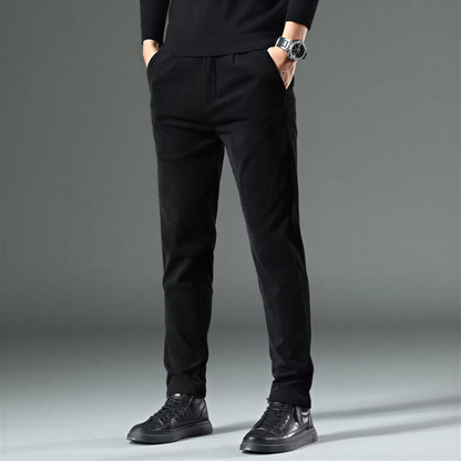 Carlo – Pantaloni Dal Taglio Dritto Classico Per Casual E Business
