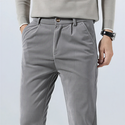 Carlo – Pantaloni Dal Taglio Dritto Classico Per Casual E Business