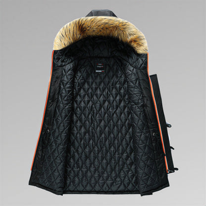 Haimo - Parka Invernale Uomo con Cappuccio