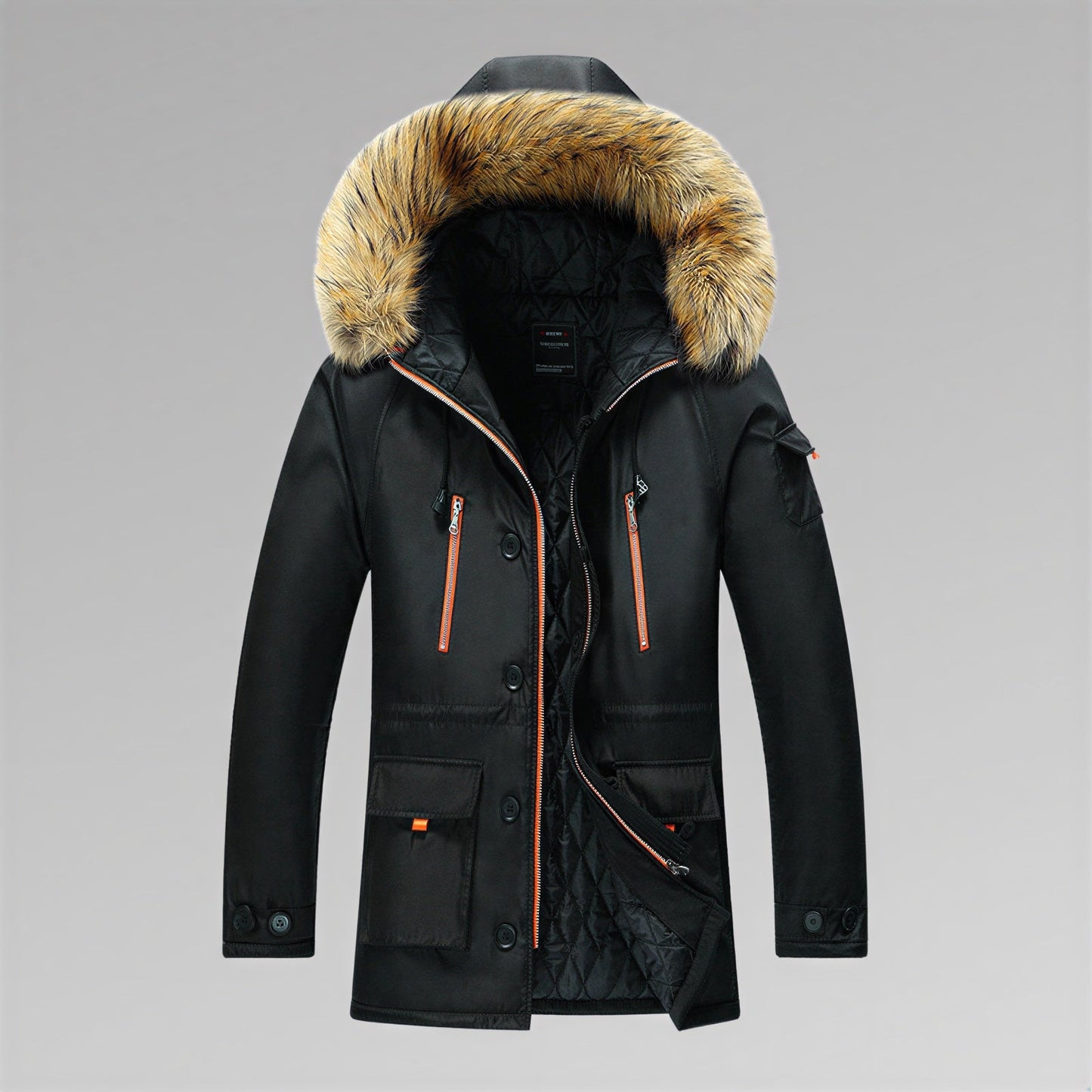 Haimo - Parka Invernale Uomo con Cappuccio