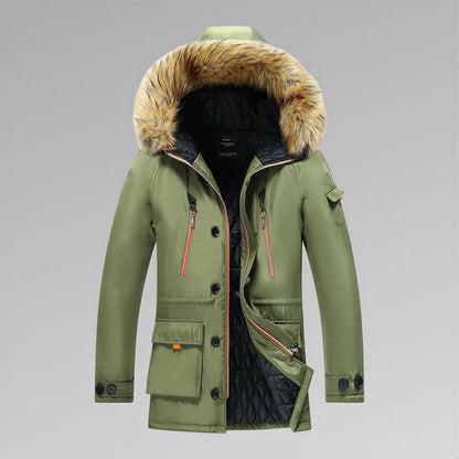 Haimo - Parka Invernale Uomo con Cappuccio