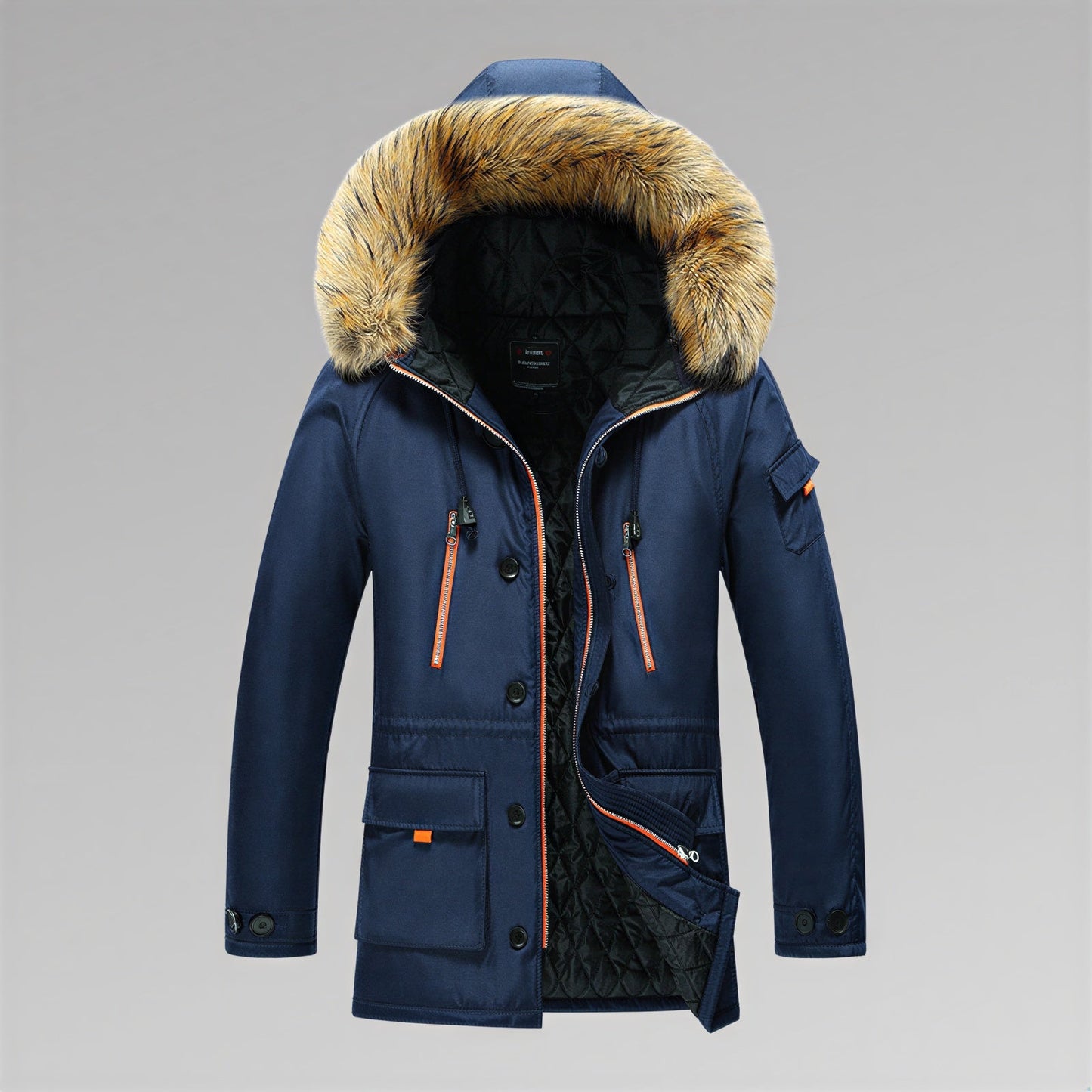 Haimo - Parka Invernale Uomo con Cappuccio