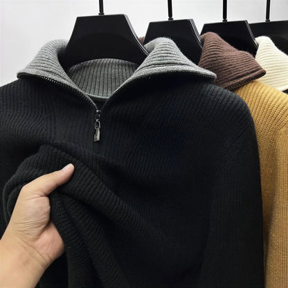 Jett – Maglione Uomo Mezza Zip Casual Invernale