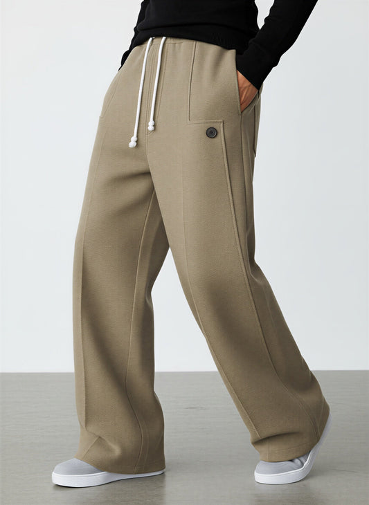 Hylas - Pantaloni Uomo Larghi Comfort Casual
