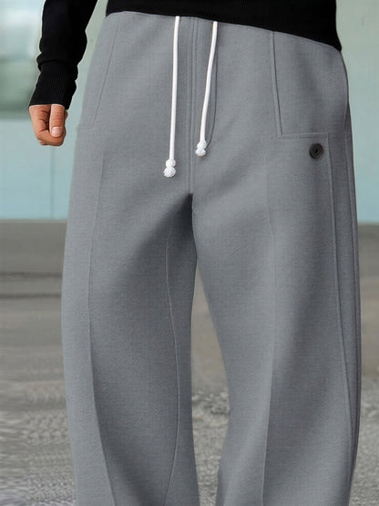 Hylas - Pantaloni Uomo Larghi Comfort Casual