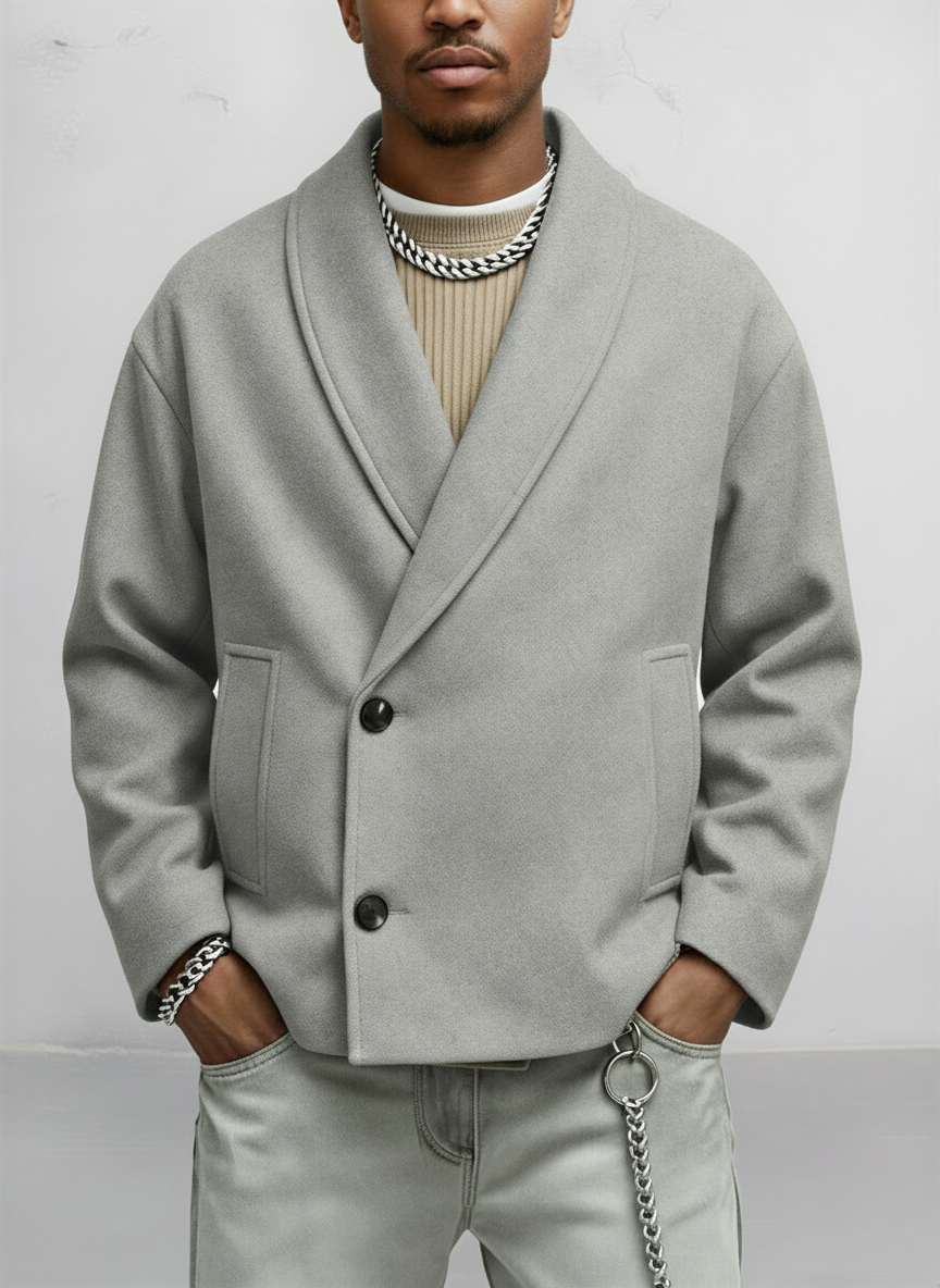 Horatio - Blazer Uomo Collo Sciamano Rilassato