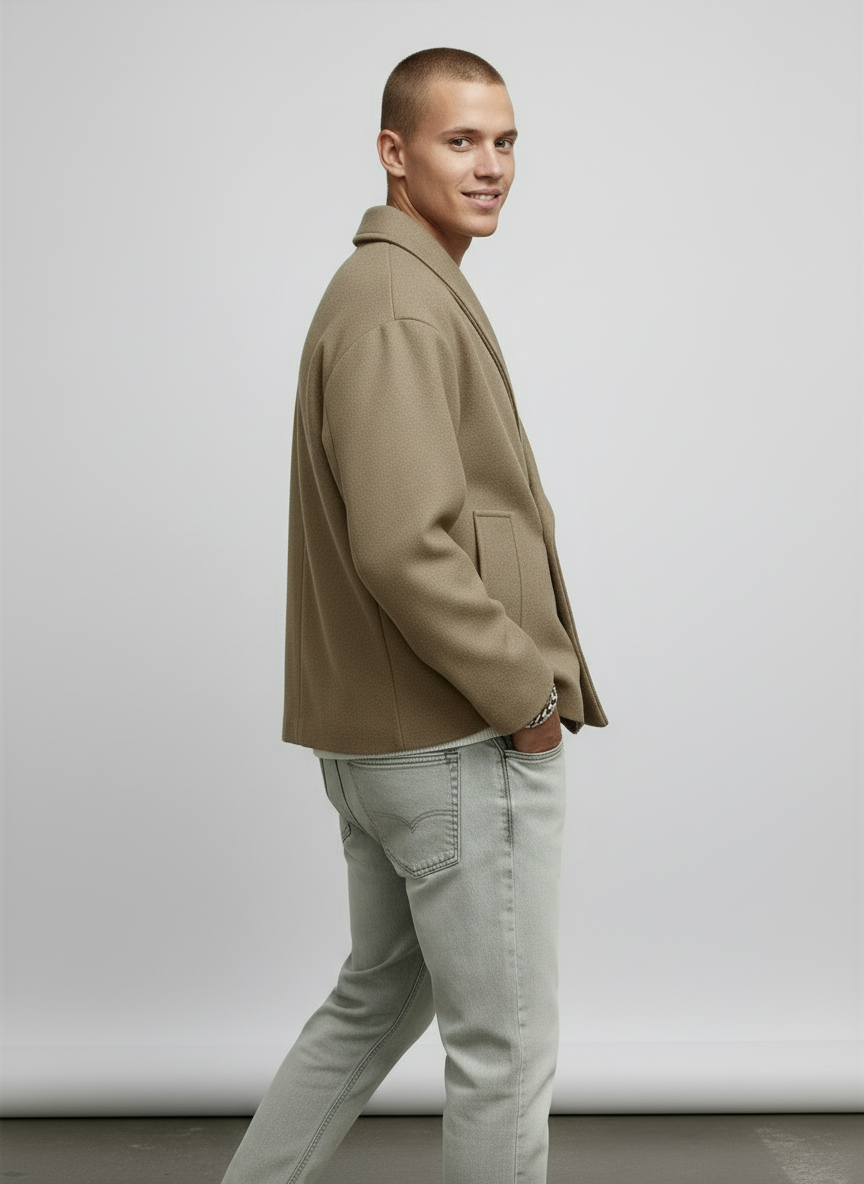 Horatio - Blazer Uomo Collo Sciamano Rilassato