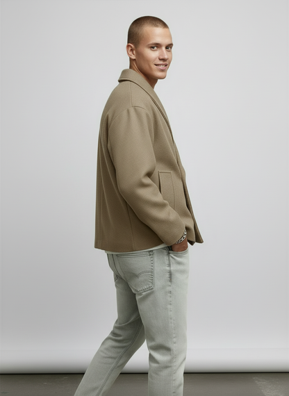 Horatio - Blazer Uomo Collo Sciamano Rilassato