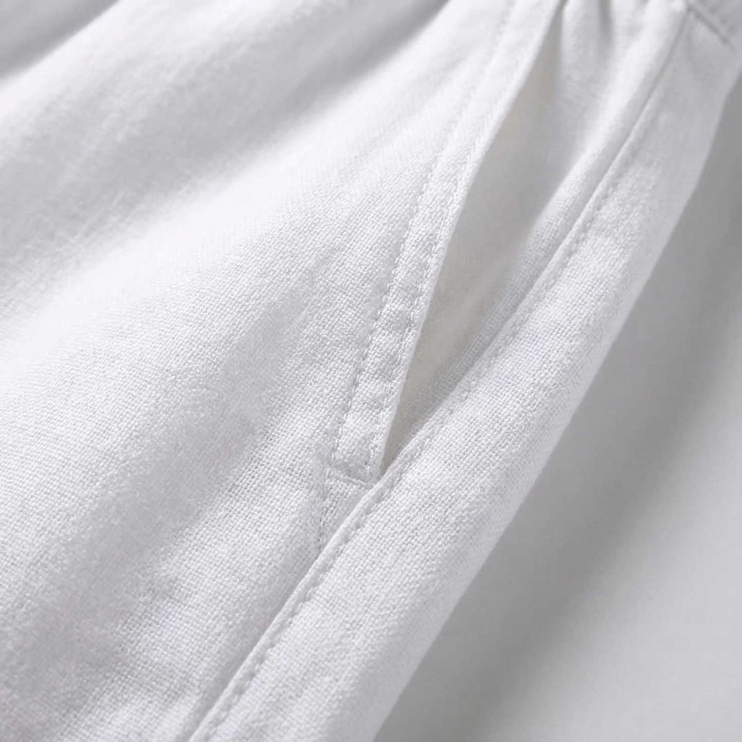 Nunziato - Pantaloni Uomo in Lino Eleganti