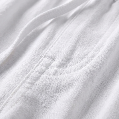 Nunziato - Pantaloni Uomo in Lino Eleganti