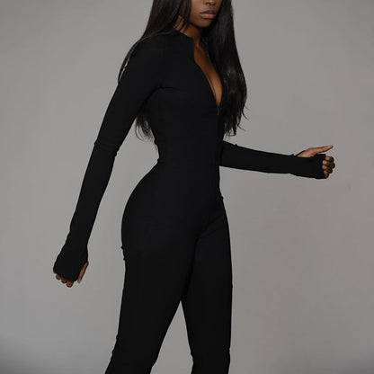 Marella - Tuta Sportiva Donna Vita Alta con Zip