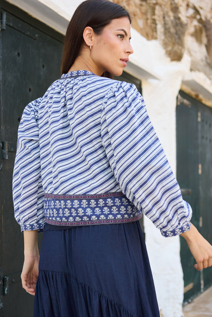 Hanna - Giacca a Righe Moda Donna