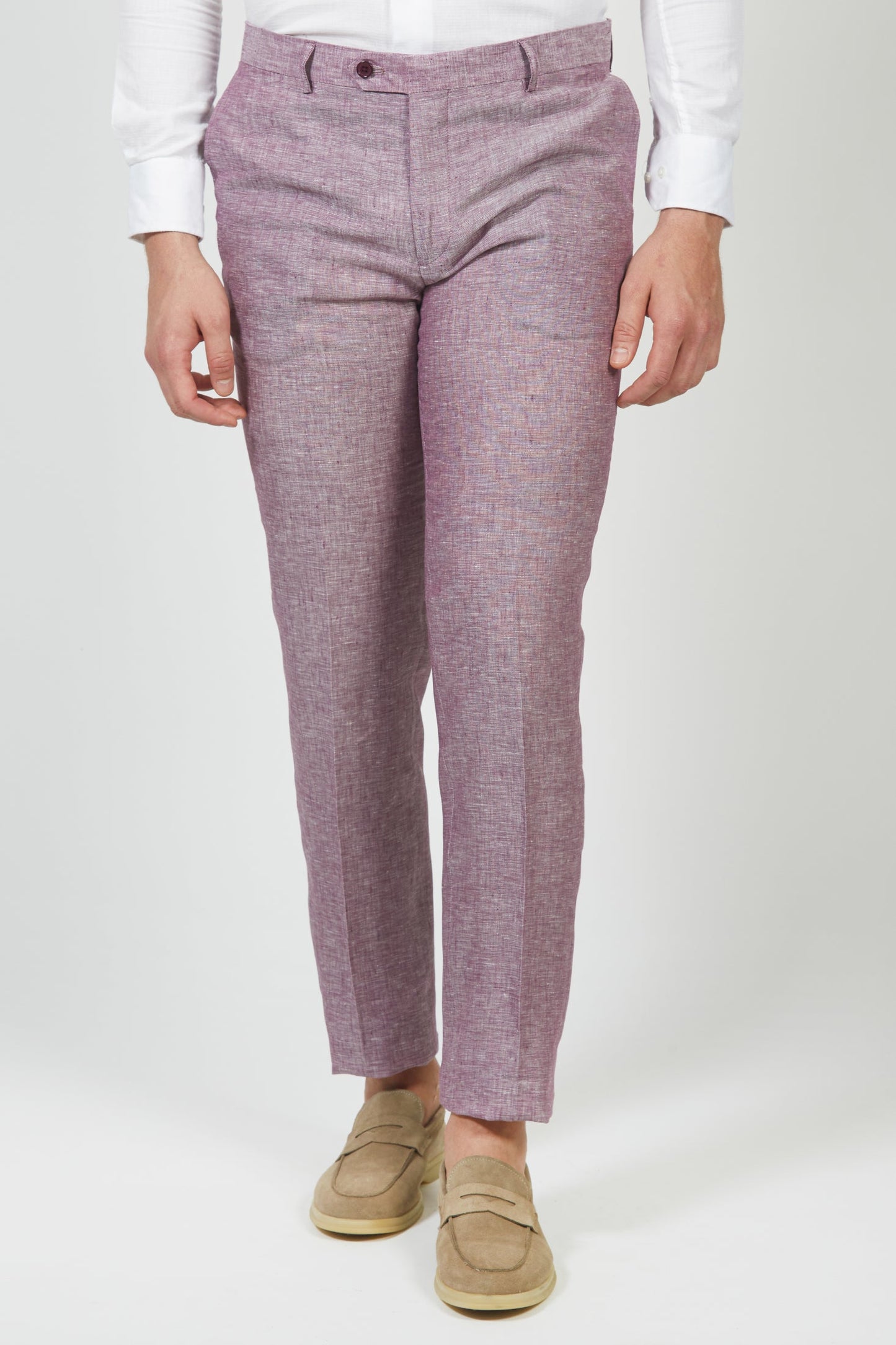 Rufiano - Pantalone Uomo Melange Leggero Fresco Naturale