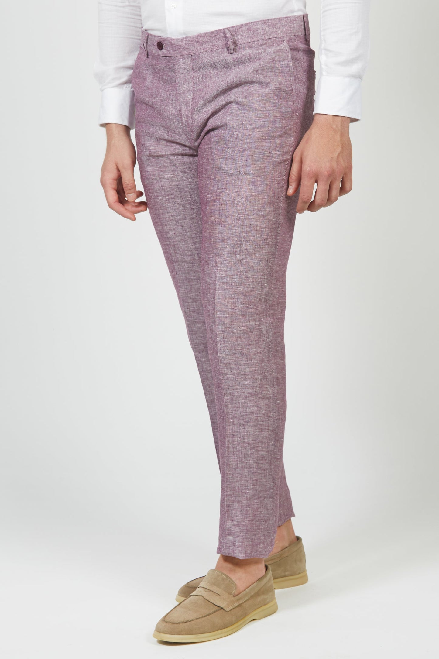 Rufiano - Pantalone Uomo Melange Leggero Fresco Naturale