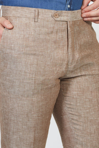 Rufiano - Pantalone Uomo Melange Leggero Fresco Naturale