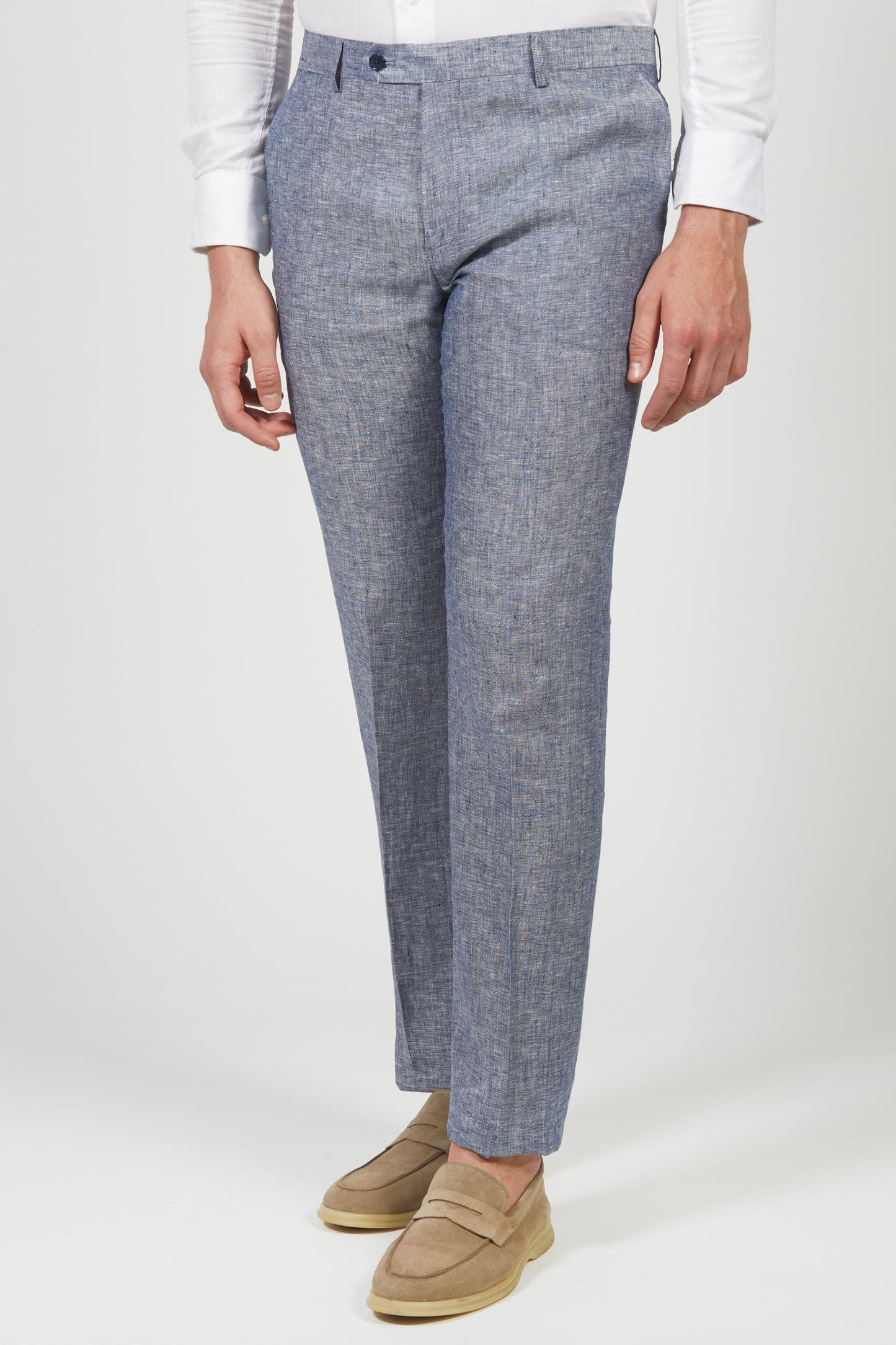 Rufiano - Pantalone Uomo Melange Leggero Fresco Naturale