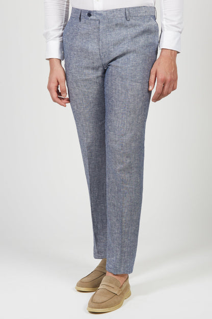 Rufiano - Pantalone Uomo Melange Leggero Fresco Naturale