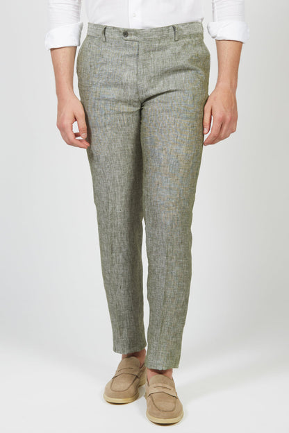 Rufiano - Pantalone Uomo Melange Leggero Fresco Naturale