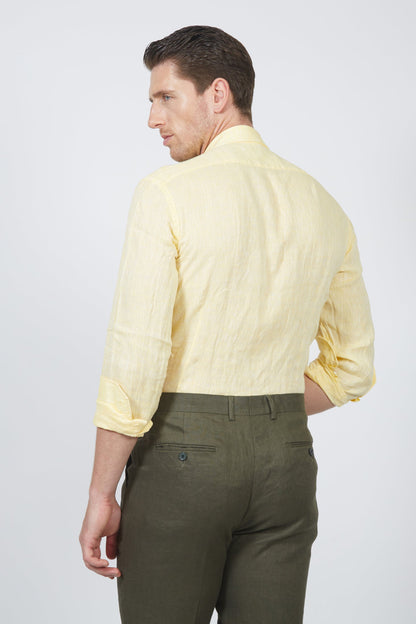Romerio - Camicia Uomo Naturale Leggera Fresca Estiva