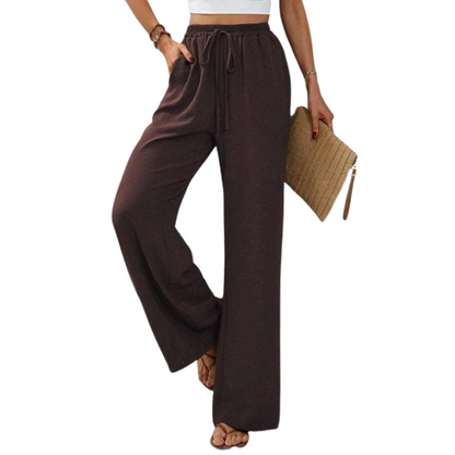Giuseppina - Pantaloni a Gamba Larga per Donna