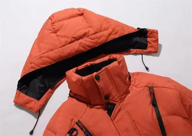 Bortolo - Giacca Invernale Uomo Impermeabile con Cappuccio