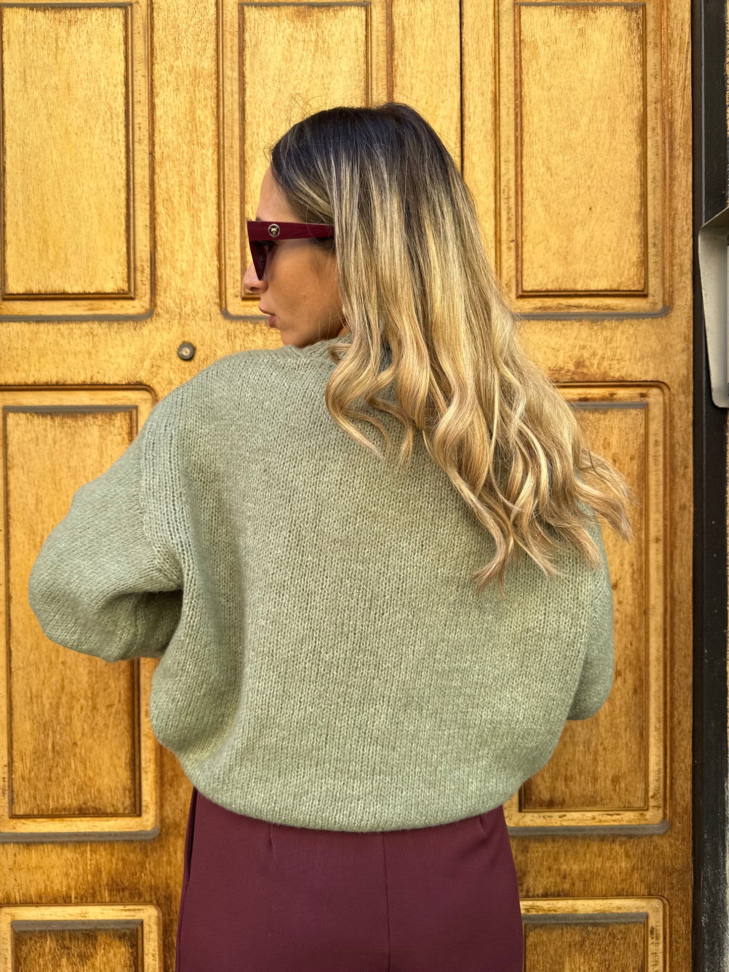 Turrita - Maglione Donna No Vabbè Menta Casual