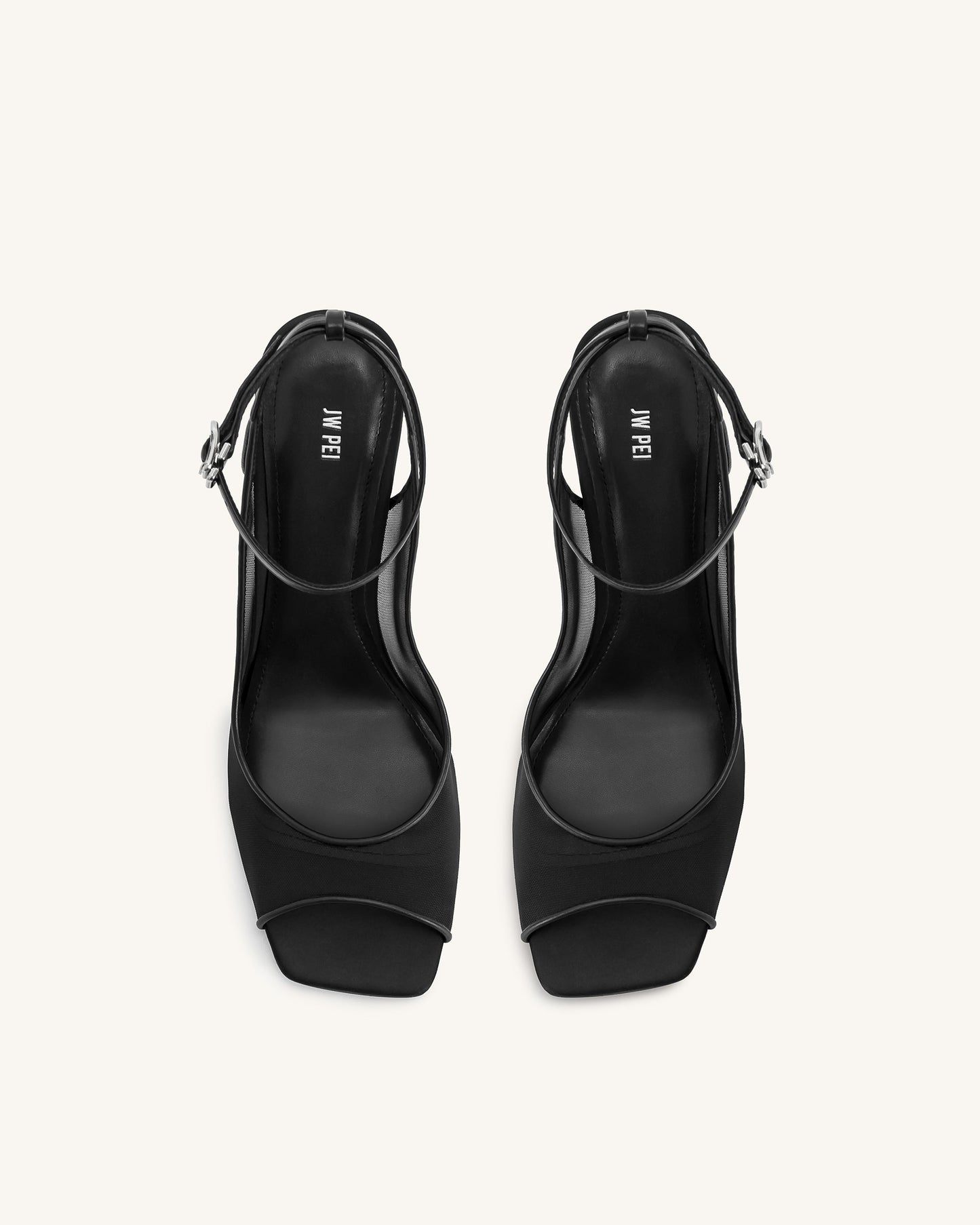 Melodita – Serenity Sandali Mini Estivi in Mesh e Raso Nero