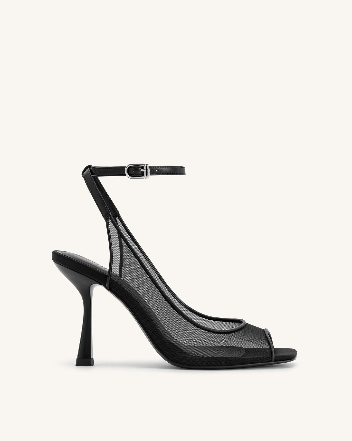 Melodita – Serenity Sandali Mini Estivi in Mesh e Raso Nero