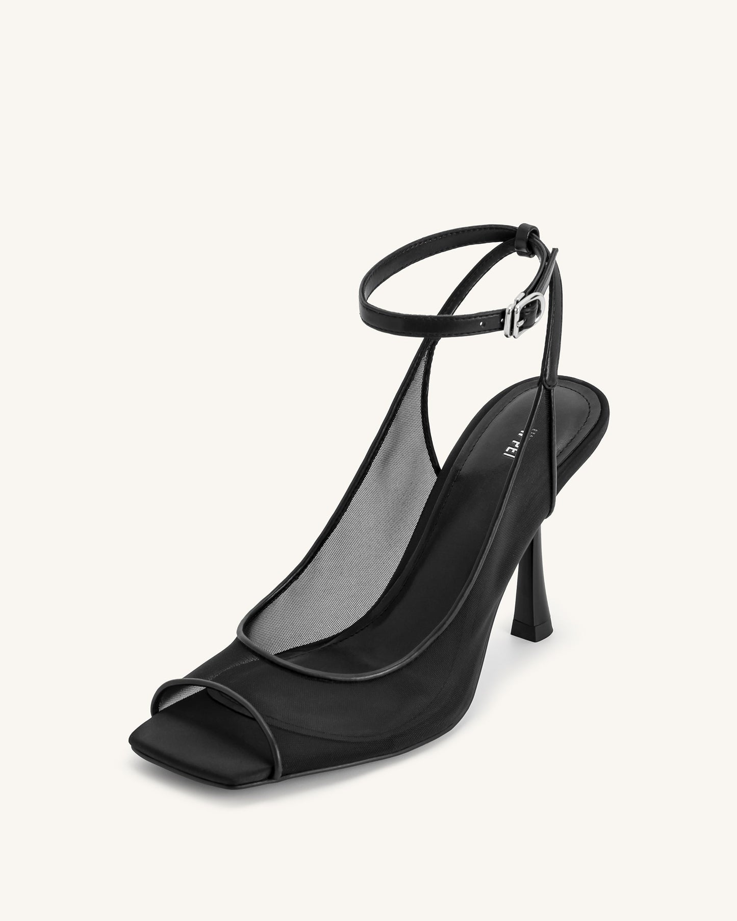 Melodita – Serenity Sandali Mini Estivi in Mesh e Raso Nero
