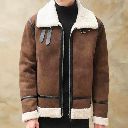 Ferruccio - Cappotto Invernale Uomo Cinturato Elegante