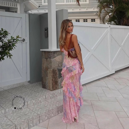 Simona – Abito Estivo Fluido Con Dettagli Rouches E Taglio Leggero