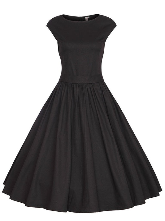 Ilaria – Abito in Cotone Stile Hepburn